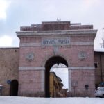 porta Romana con neve